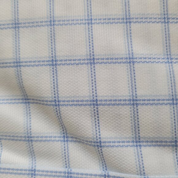 NWT BROOKS BROTHERS Men's Non Iron Stretch Long Sleeve Shirt  Blue Check Sz 16.5 - Picture 3 of 4